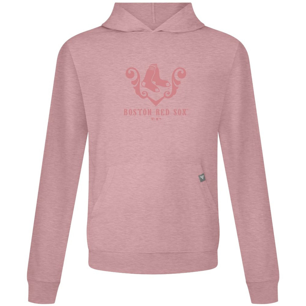 Boston Red Sox Levelwear Bridal Rose Relay Pullover Hoodie - Pink