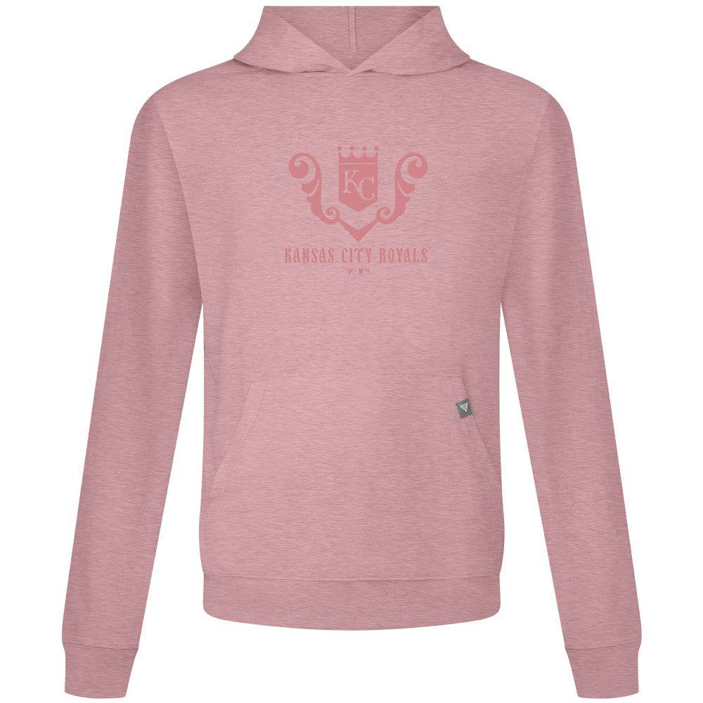 Kansas City Royals Levelwear Bridal Rose Relay Pullover Hoodie - Pink
