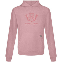 Detroit Tigers Levelwear Bridal Rose Relay Pullover Hoodie - Pink