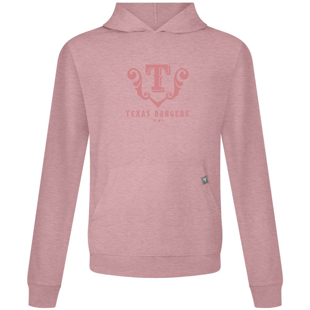 Texas Rangers Levelwear Bridal Rose Relay Pullover Hoodie - Pink