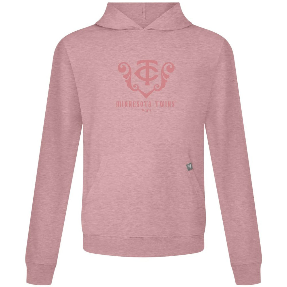 Minnesota Twins Levelwear Bridal Rose Relay Pullover Hoodie - Pink