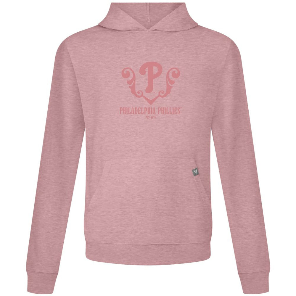 Philadelphia Phillies Levelwear Bridal Rose Relay Pullover Hoodie - Pink