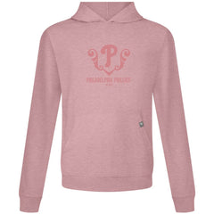 Philadelphia Phillies Levelwear Bridal Rose Relay Pullover Hoodie - Pink