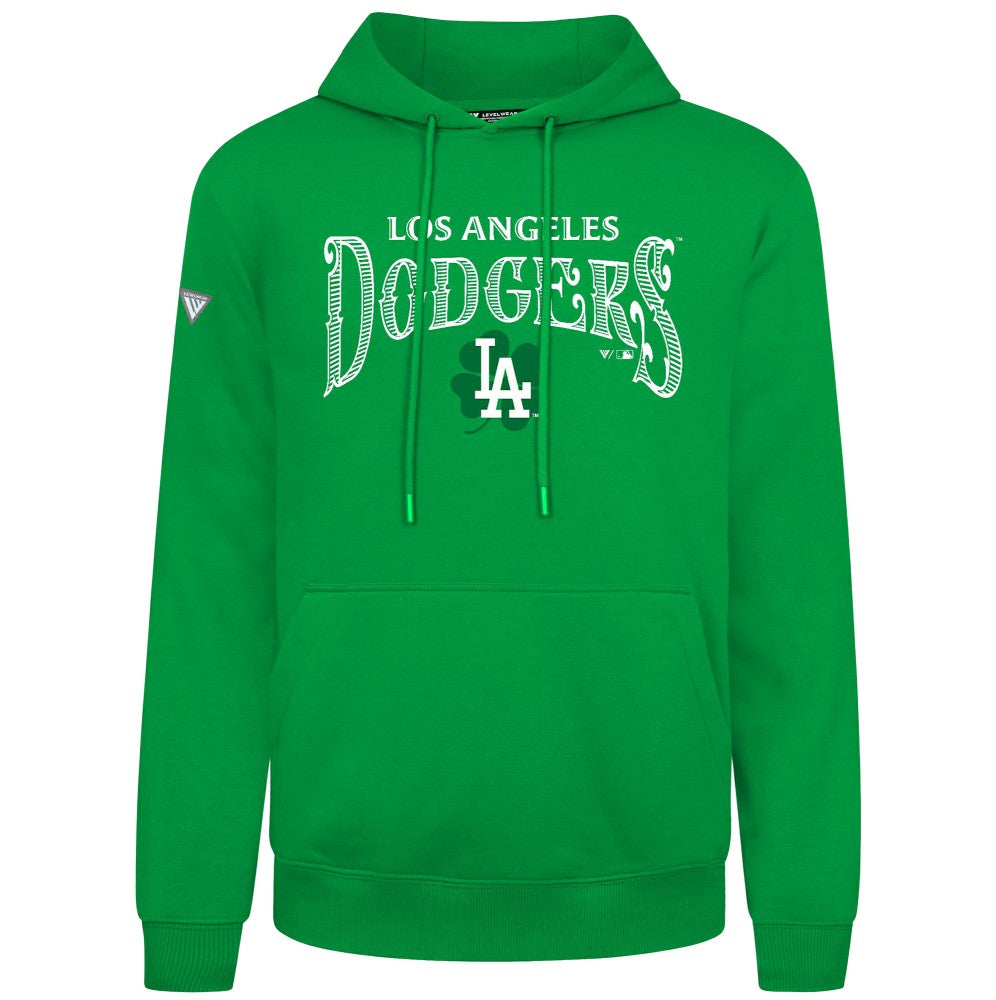 Los Angeles Dodgers Levelwear St. Patrick's Day Podium Hoodie - Green