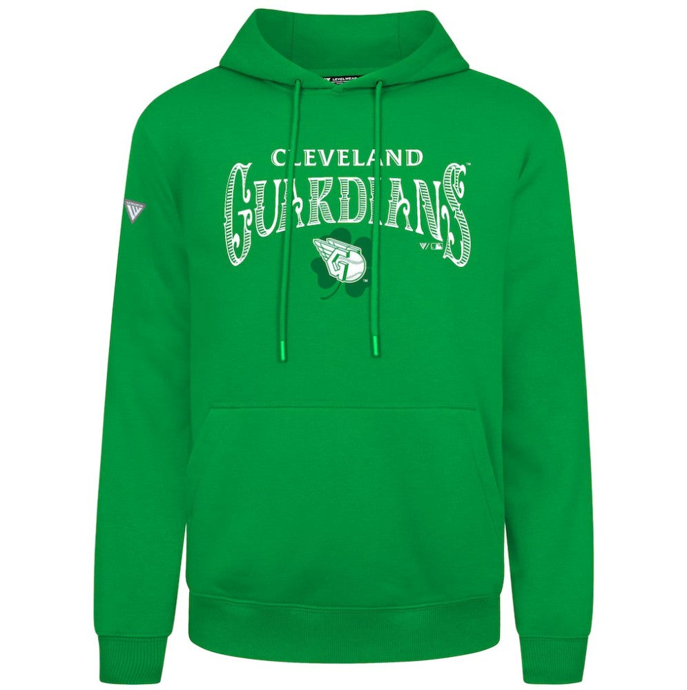 Cleveland Guardians Levelwear St. Patrick's Day Podium Hoodie - Green