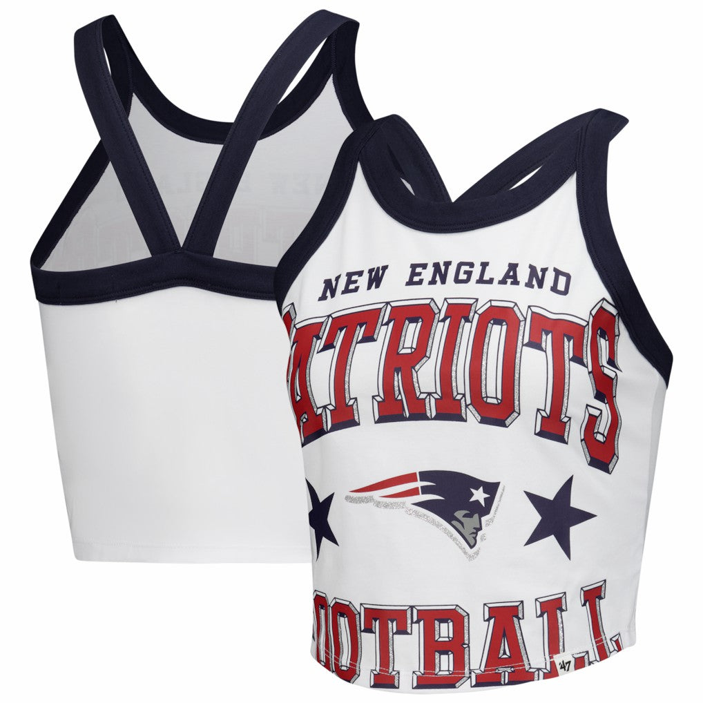 New England Patriots '47 Women's Energize Sporty Tank Top - White cheap