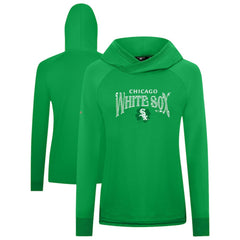 Chicago White Sox Levelwear Women's St. Patrick's Day Slender Raglan Hoodie - Green