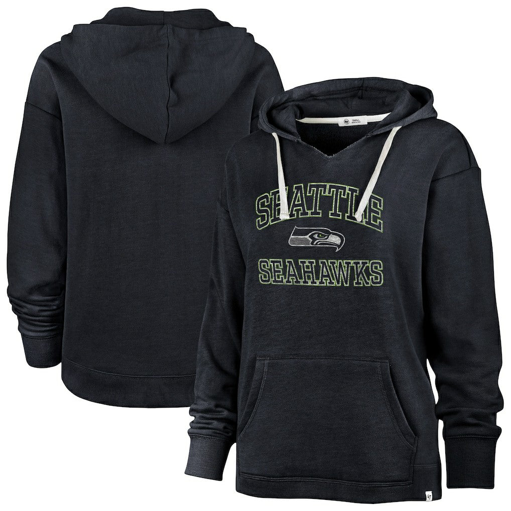 Seattle Seahawks '47 Women's Clarity Naomi Hoodie - Navy outlet