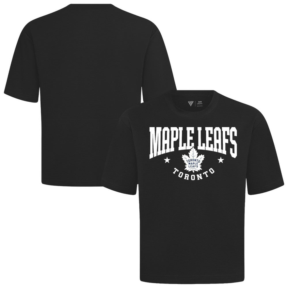Toronto Maple Leafs Levelwear Luxe Signature Knit T-Shirt Black