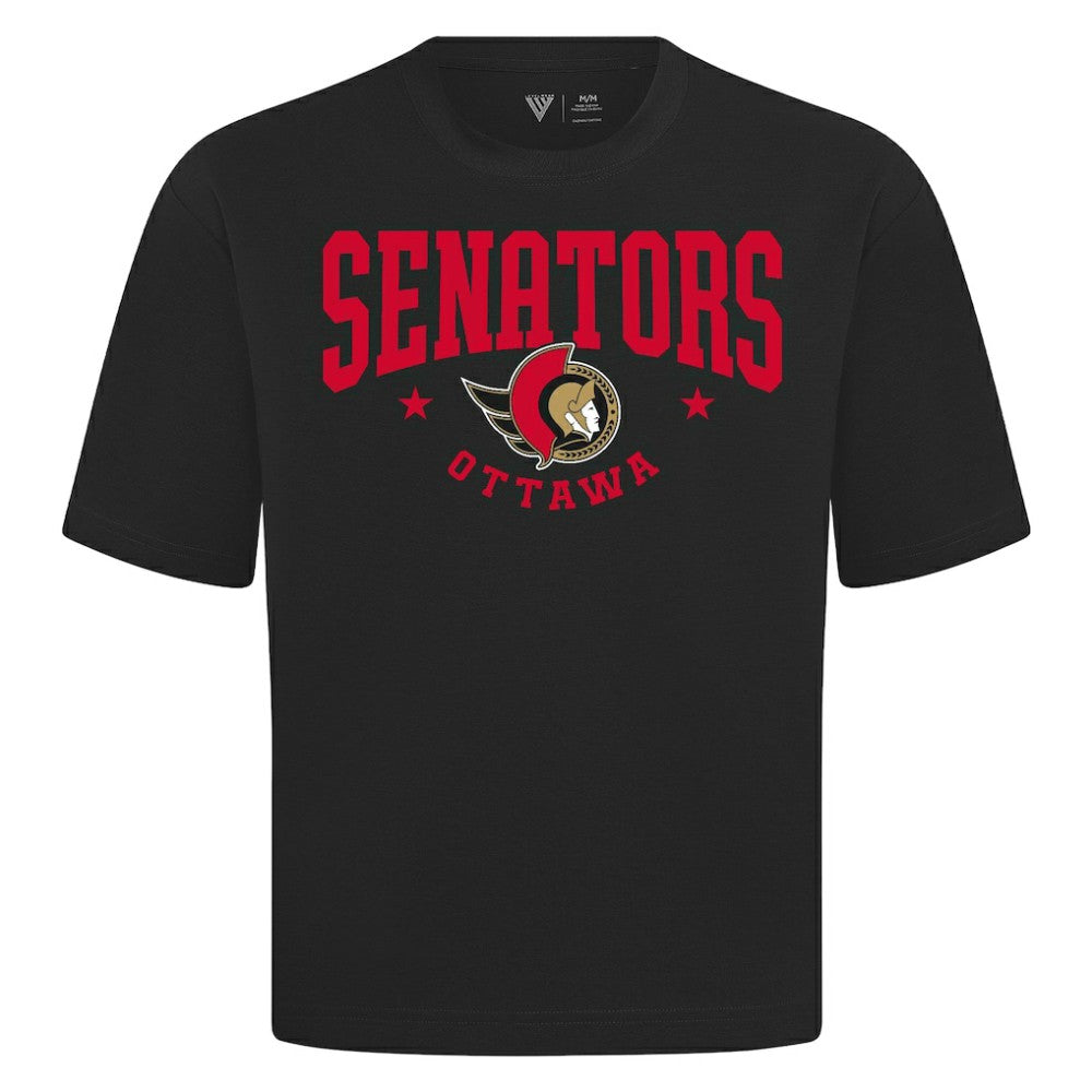 Ottawa Senators Levelwear Luxe Signature Knit T-Shirt Black