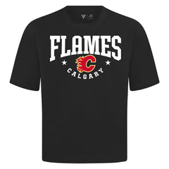 Calgary Flames Levelwear Luxe Signature Knit T-Shirt Black