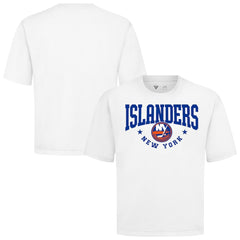 New York Islanders Levelwear Luxe Signature Knit T-Shirt White