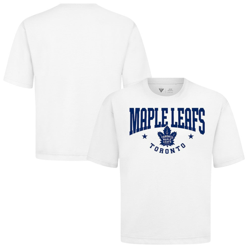 Toronto Maple Leafs Levelwear Luxe Signature Knit T-Shirt White