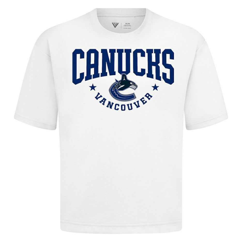 Vancouver Canucks Levelwear Luxe Signature Knit T-Shirt White