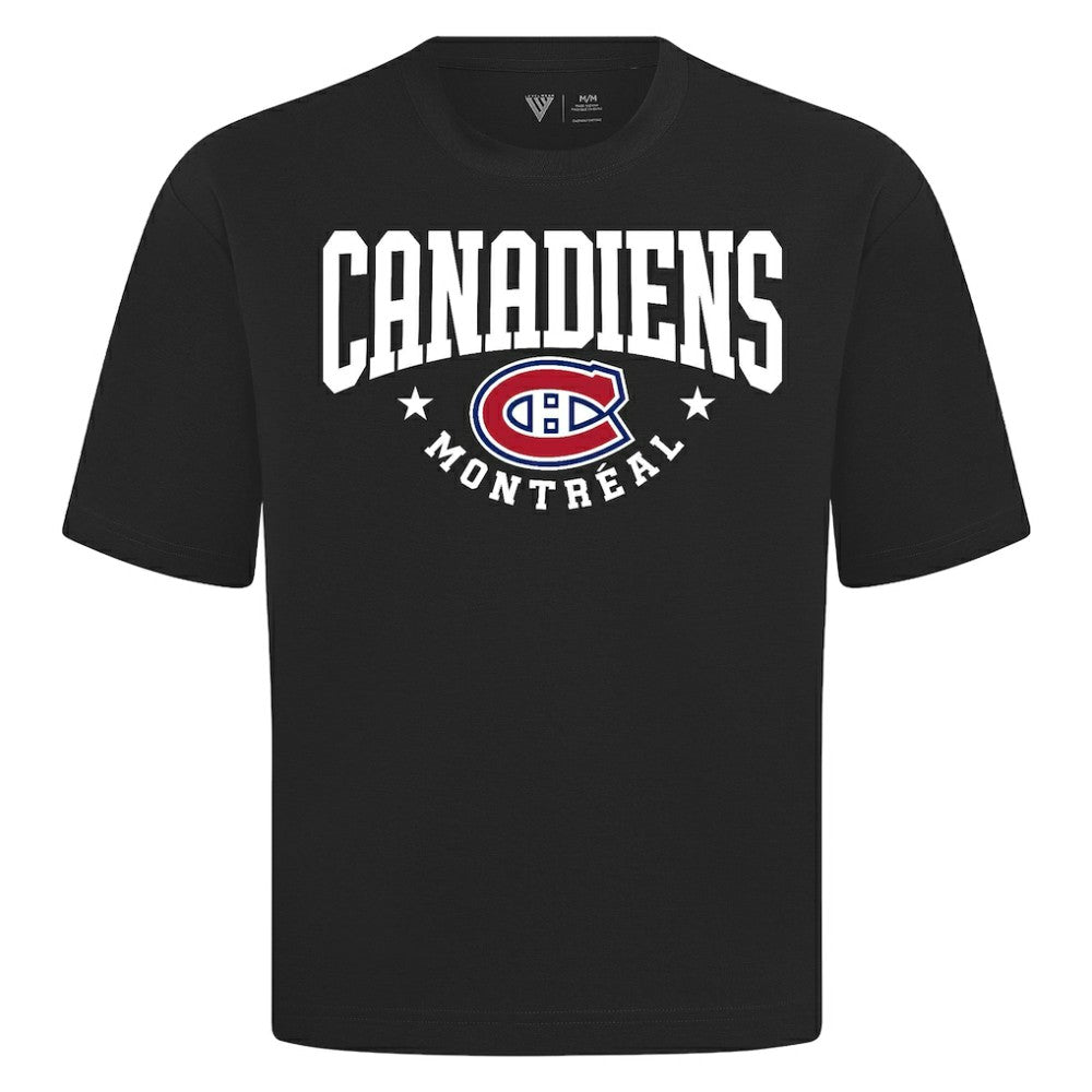 Montreal Canadiens Levelwear Luxe Signature Knit T-Shirt Black