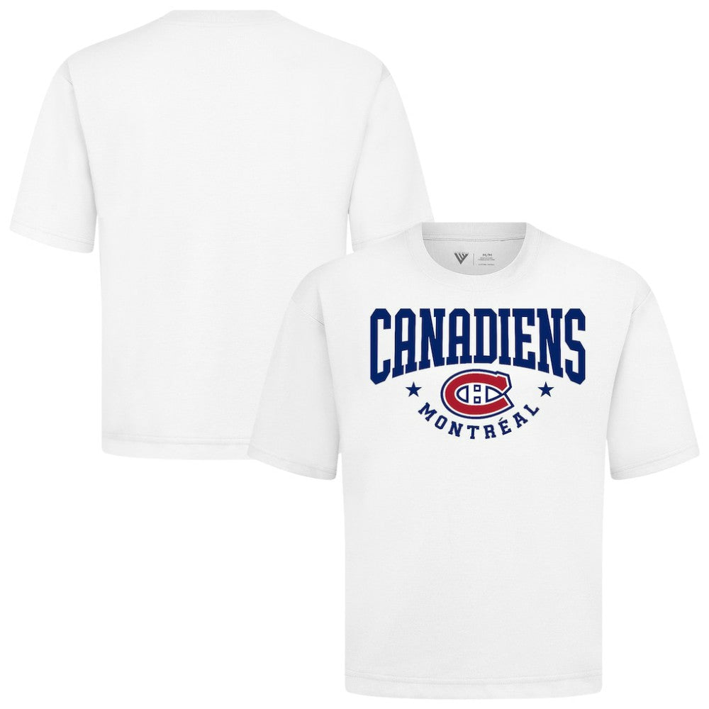Montreal Canadiens Levelwear Luxe Signature Knit T-Shirt White