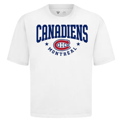 Montreal Canadiens Levelwear Luxe Signature Knit T-Shirt White