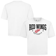 Detroit Red Wings Levelwear Luxe Signature Knit T-Shirt White