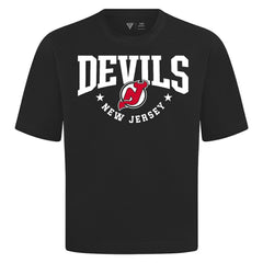 New Jersey Devils Levelwear Luxe Signature Knit T-Shirt Black
