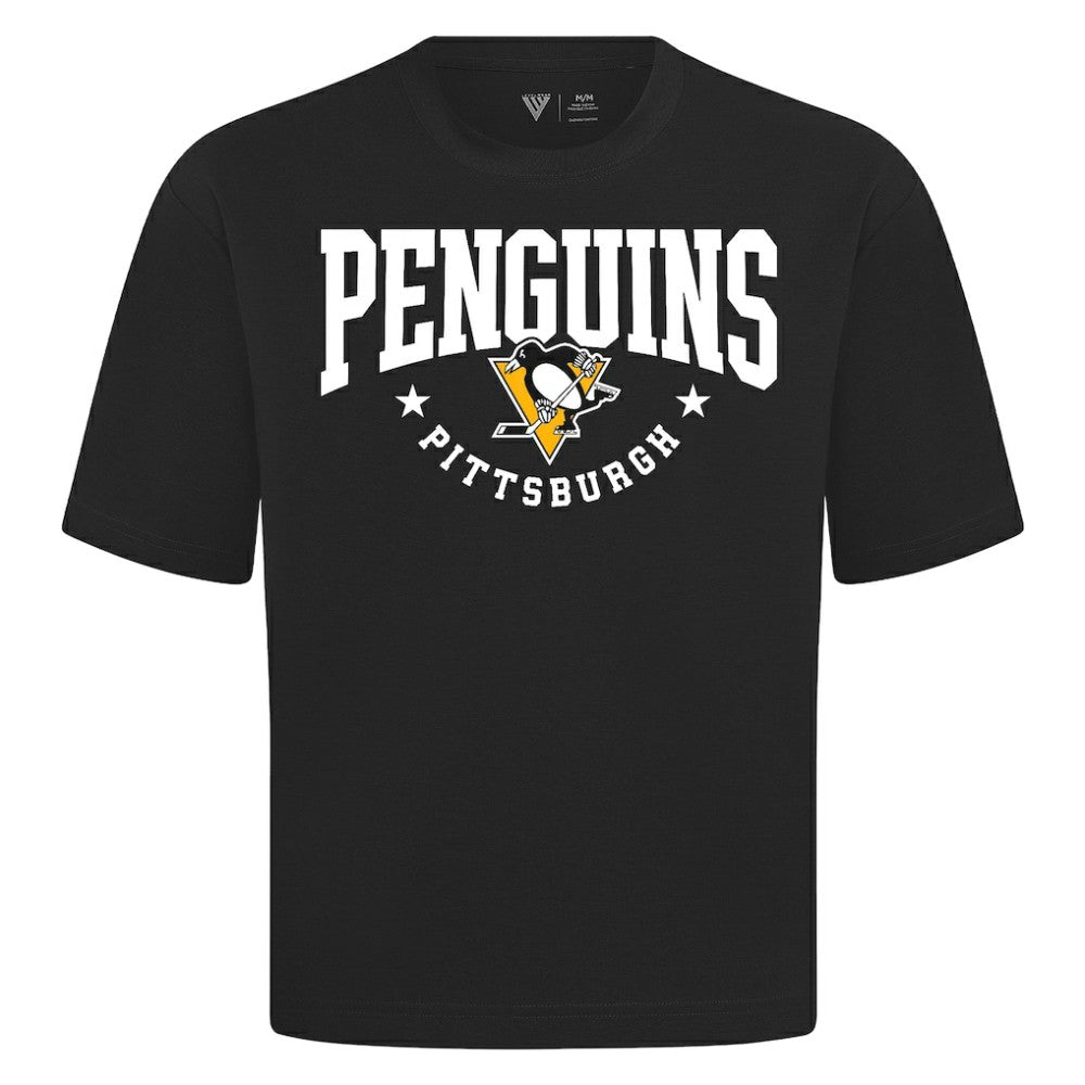 Pittsburgh Penguins Levelwear Luxe Signature Knit T-Shirt Black