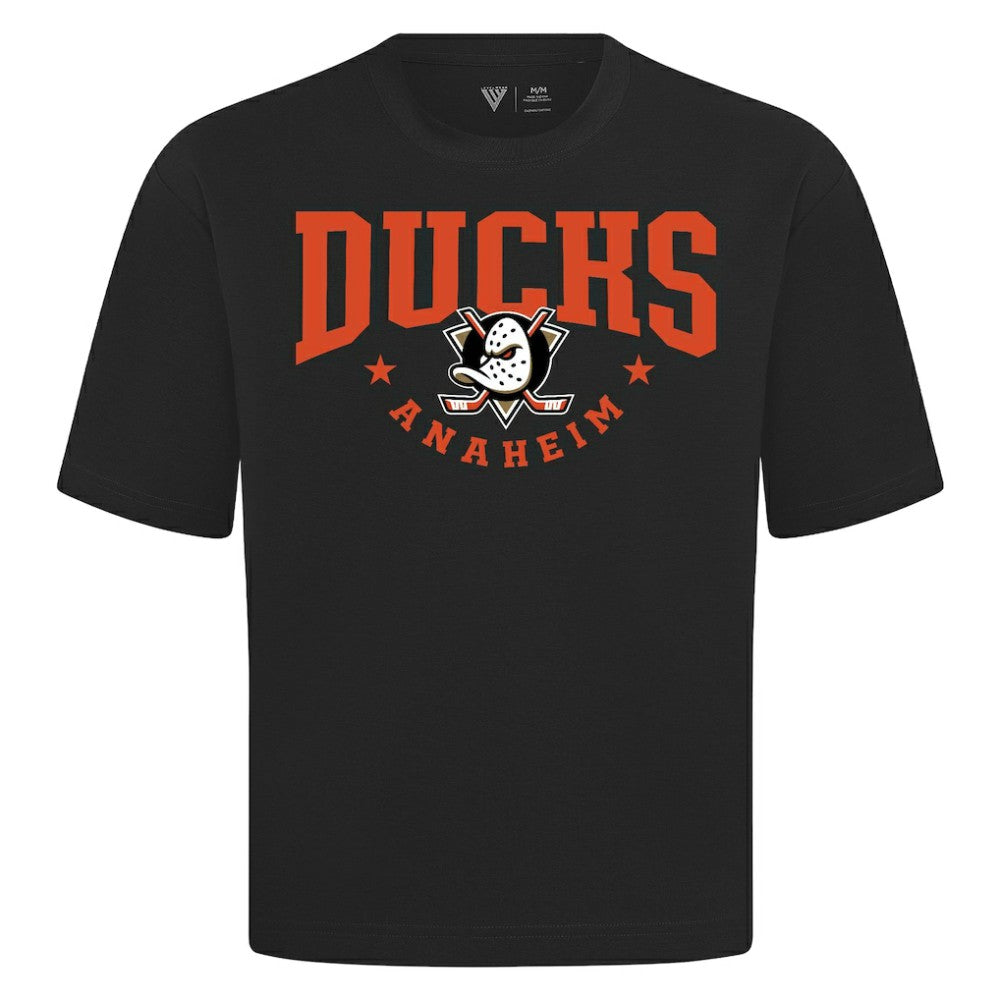 Anaheim Ducks Levelwear Luxe Signature Knit T-Shirt Black