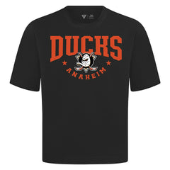 Anaheim Ducks Levelwear Luxe Signature Knit T-Shirt Black