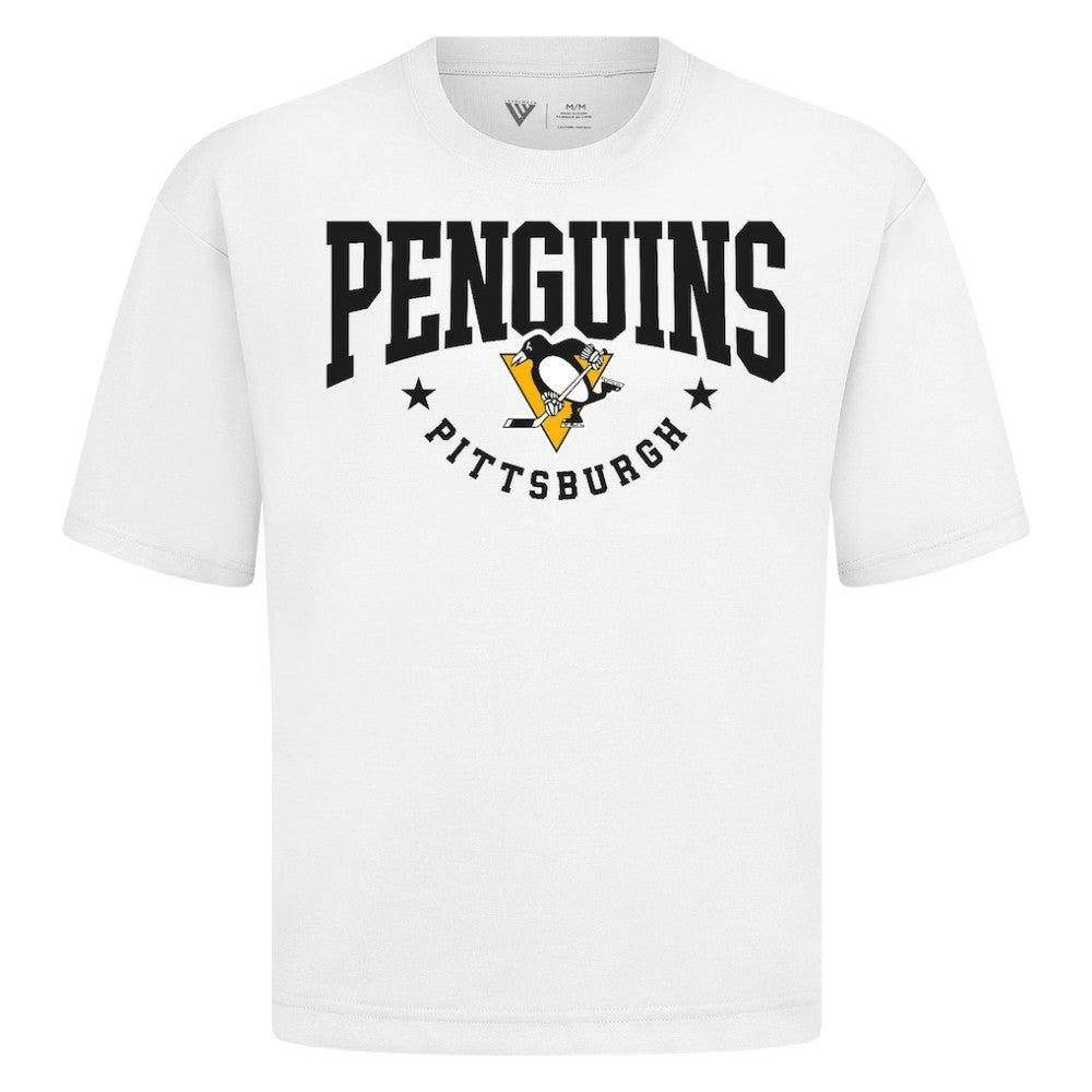 Pittsburgh Penguins Levelwear Luxe Signature Knit T-Shirt White