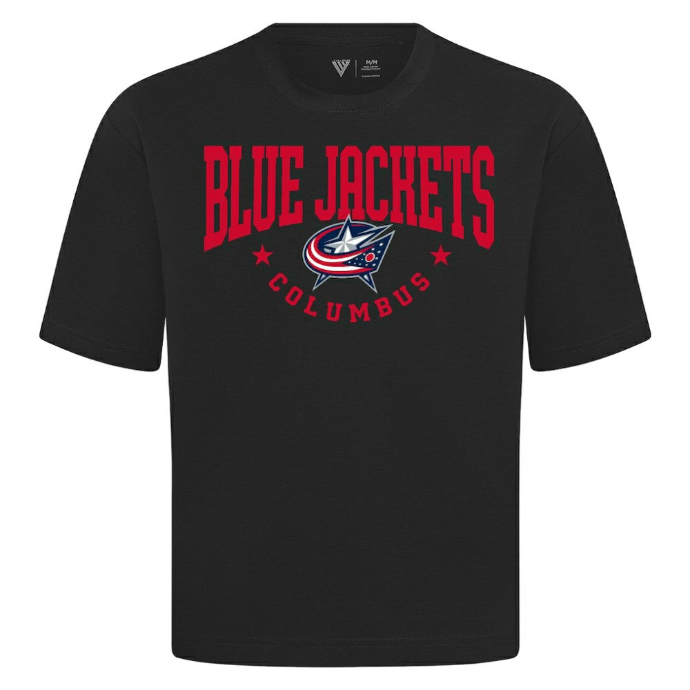 Columbus Blue Jackets Levelwear Luxe Signature Knit T-Shirt Black