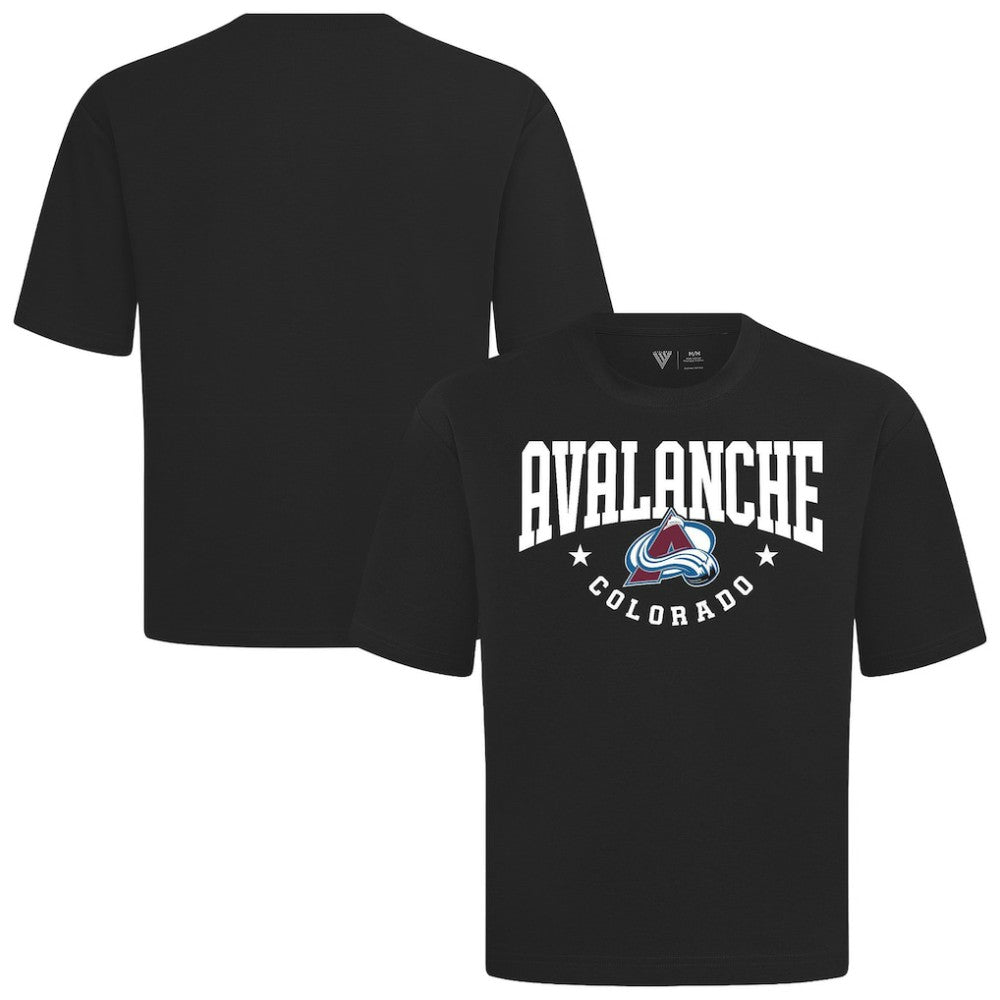 Colorado Avalanche Levelwear Luxe Signature Knit T-Shirt Black