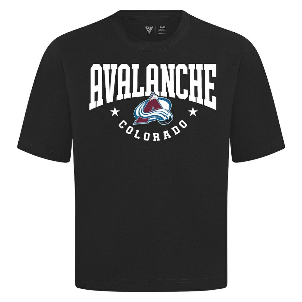Colorado Avalanche Levelwear Luxe Signature Knit T-Shirt Black