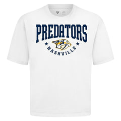 Nashville Predators Levelwear Luxe Signature Knit T-Shirt White