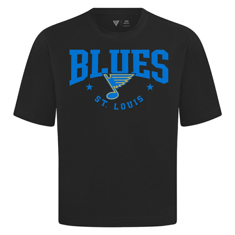 St. Louis Blues Levelwear Luxe Signature Knit T-Shirt Black