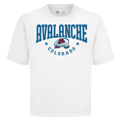 Colorado Avalanche Levelwear Luxe Signature Knit T-Shirt White