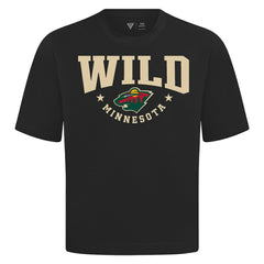 Minnesota Wild Levelwear Luxe Signature Knit T-Shirt Black