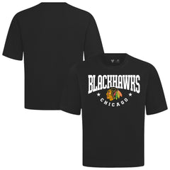 Chicago Blackhawks Levelwear Luxe Signature Knit T-Shirt Black