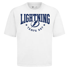 Tampa Bay Lightning Levelwear Luxe Signature Knit T-Shirt White