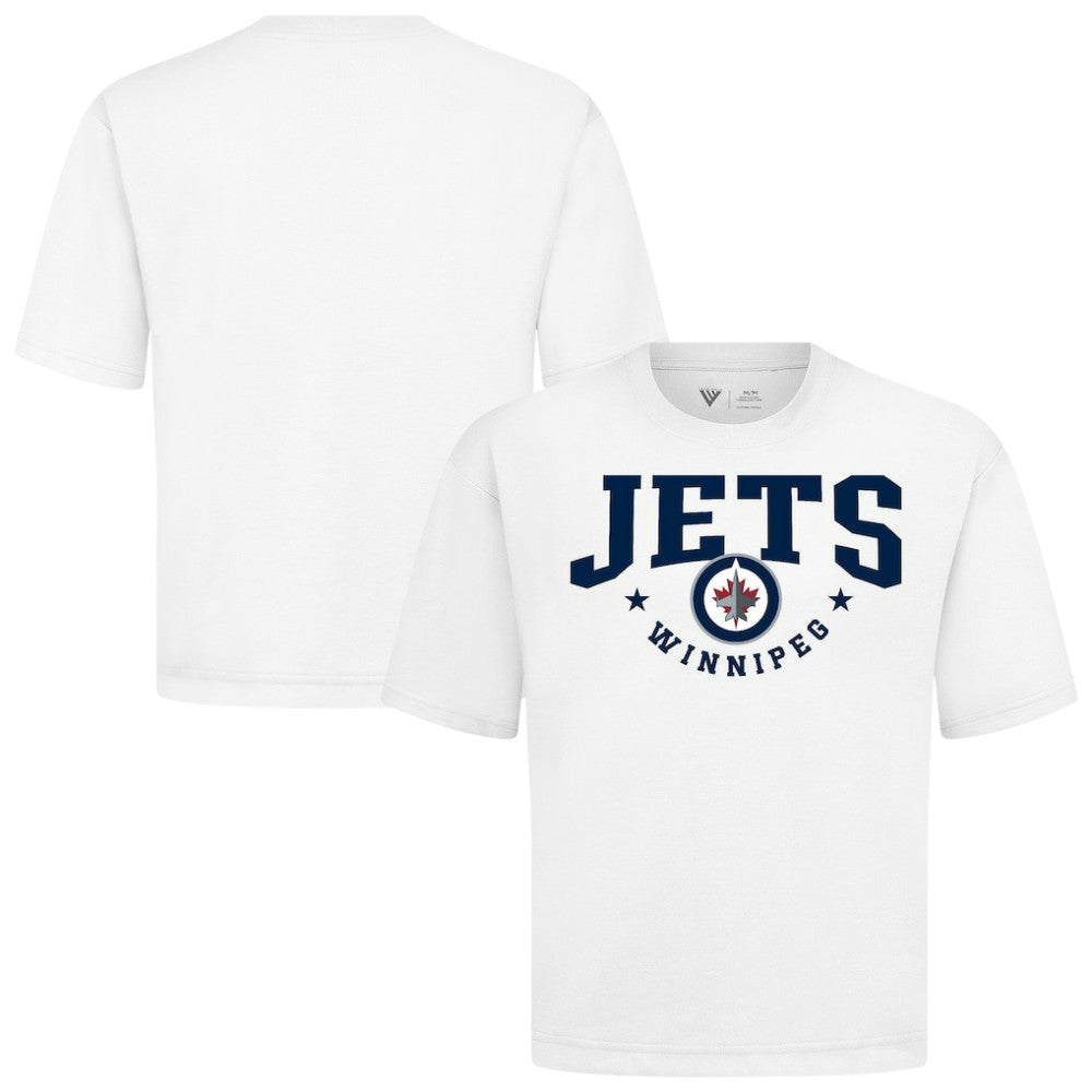 Winnipeg Jets Levelwear Luxe Signature Knit T-Shirt White