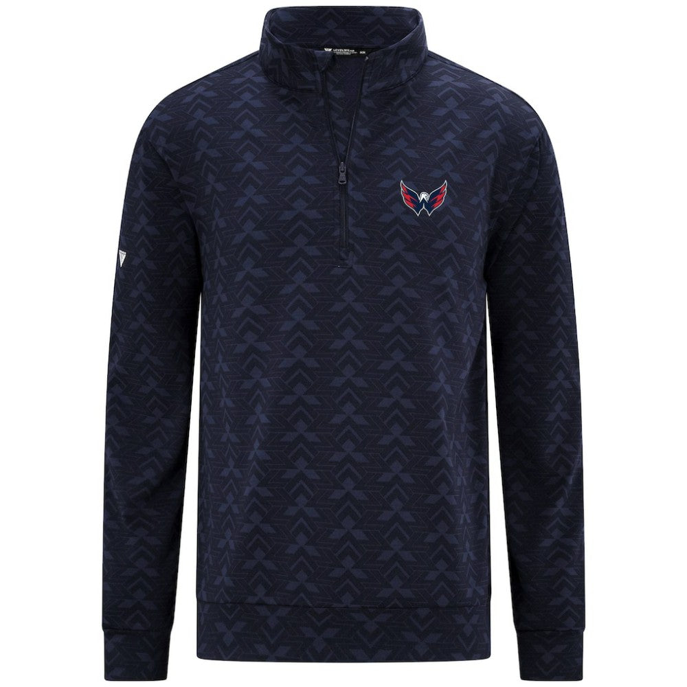 Washington Capitals Levelwear Chameleon Quarter-Zip Sweatshirt Navy