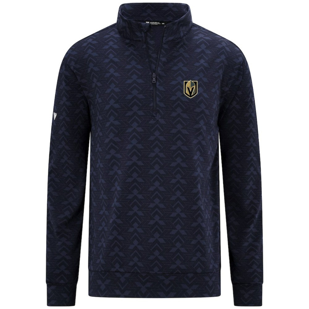 Vegas Golden Knights Levelwear Chameleon Quarter-Zip Sweatshirt Navy