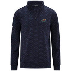 Minnesota Wild Levelwear Chameleon Quarter-Zip Sweatshirt Navy