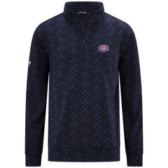 Montreal Canadiens Levelwear Chameleon Quarter-Zip Sweatshirt Navy