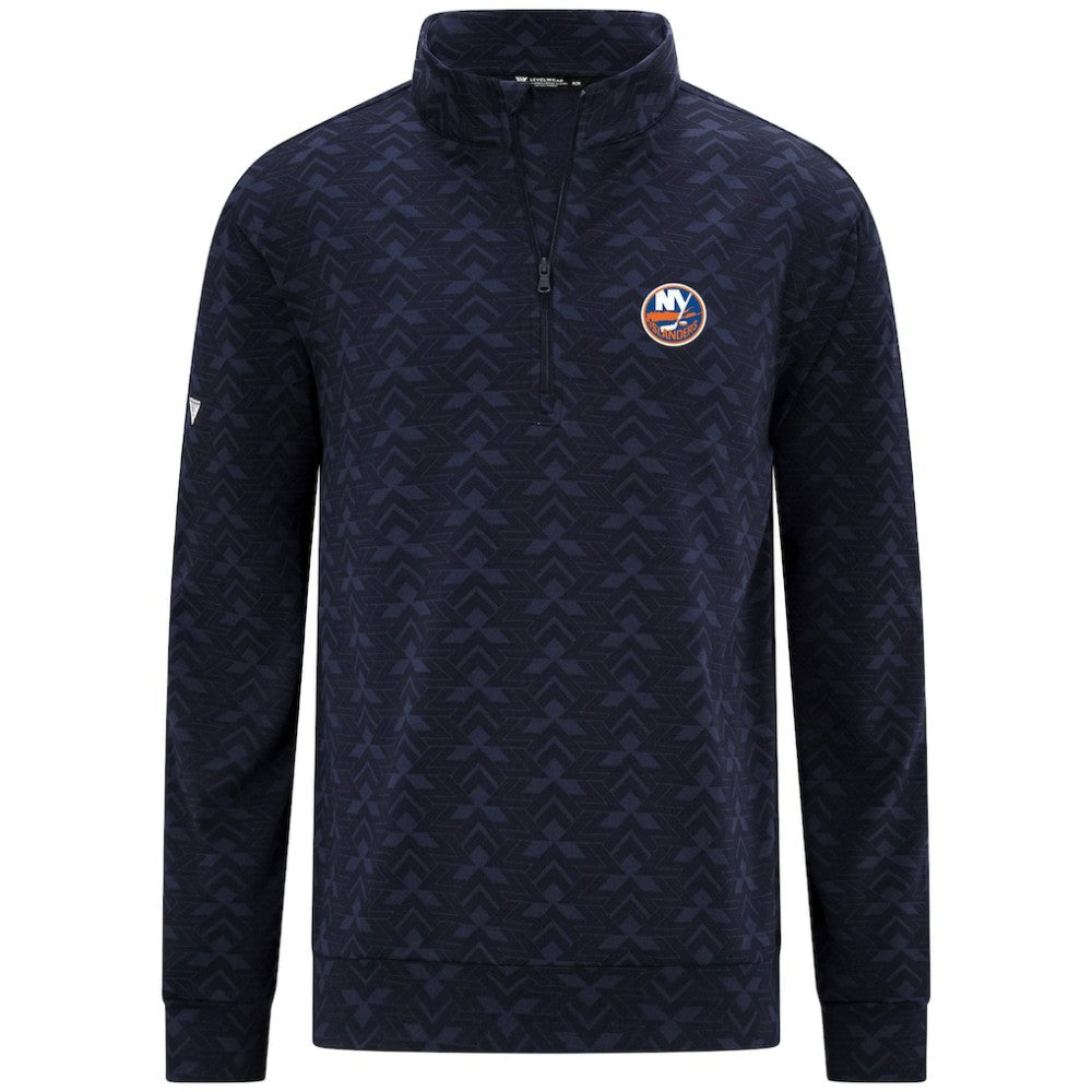 New York Islanders Levelwear Chameleon Quarter-Zip Sweatshirt Navy