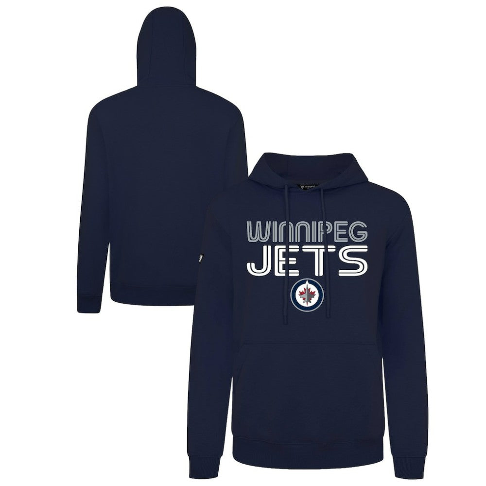 Winnipeg Jets Levelwear Podium Lanes Hoodie Navy