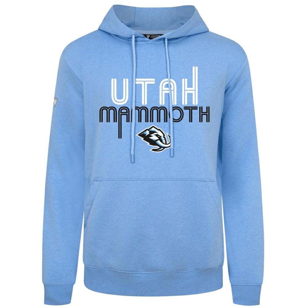 Utah Mammoth Levelwear Podium Lanes Hoodie Light Blue