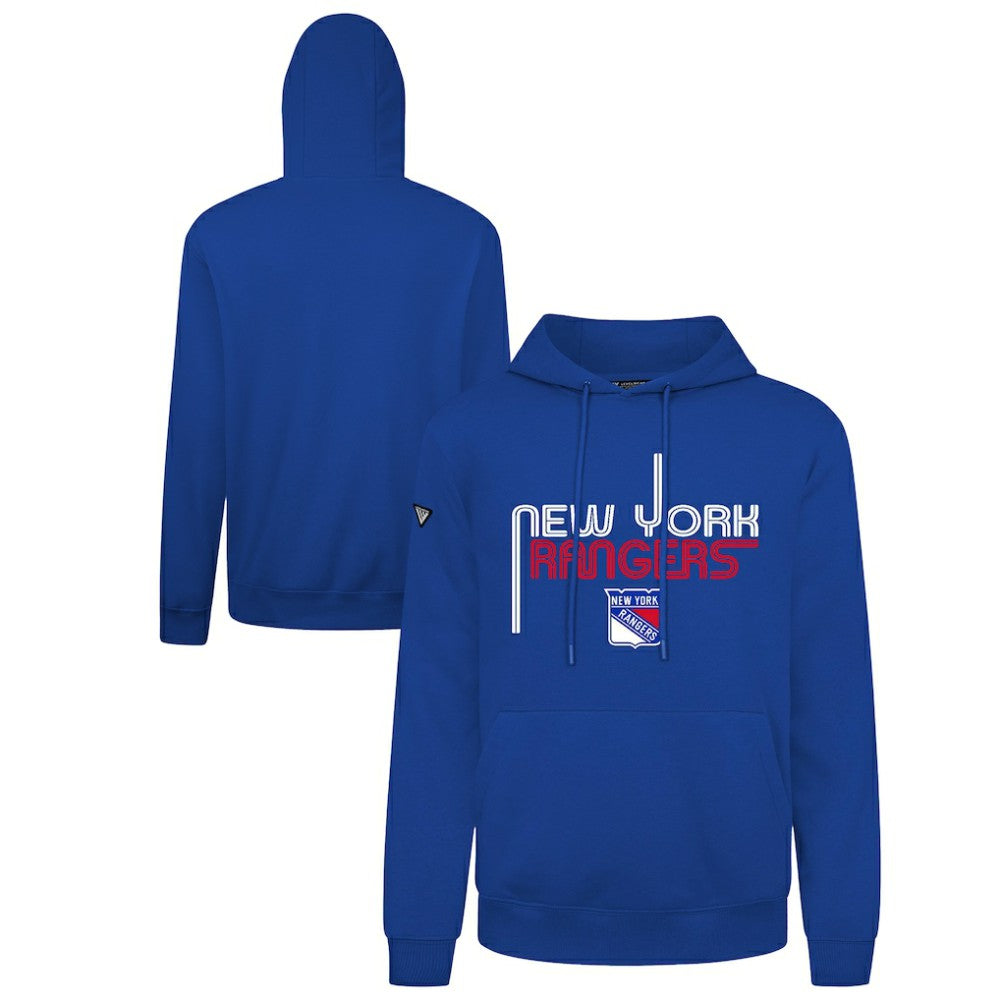 New York Rangers Levelwear Podium Lanes Hoodie Blue