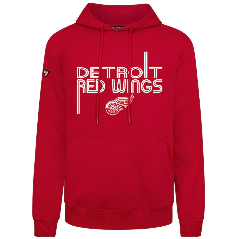 Detroit Red Wings Levelwear Podium Lanes Hoodie Red