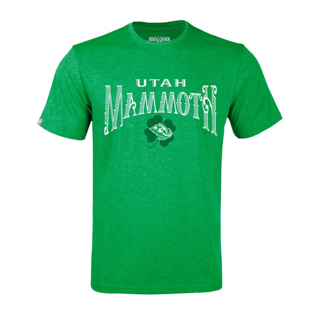 Utah Mammoth Levelwear St. Patrick's Day Richmond T-Shirt Green