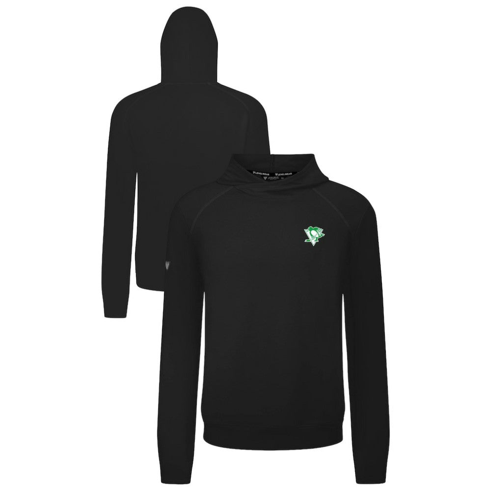 Pittsburgh Penguins Levelwear St. Patrick's Day Mandate Tri-Blend Hoodie Black