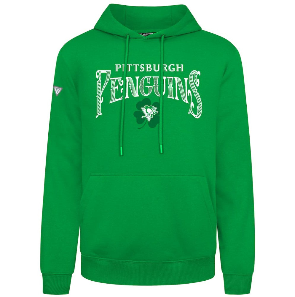 Pittsburgh Penguins Levelwear St. Patrick's Day Podium Hoodie Green