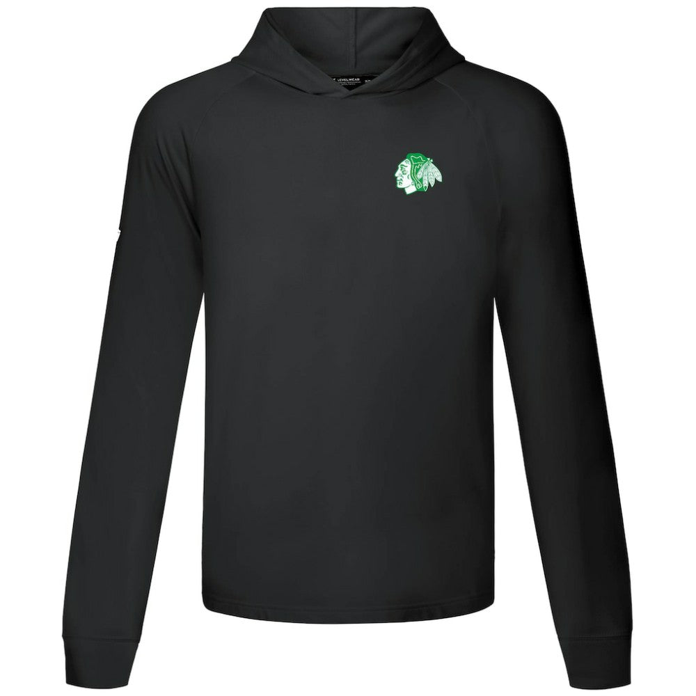 Chicago Blackhawks Levelwear St. Patrick's Day Dimension Hoodie Black